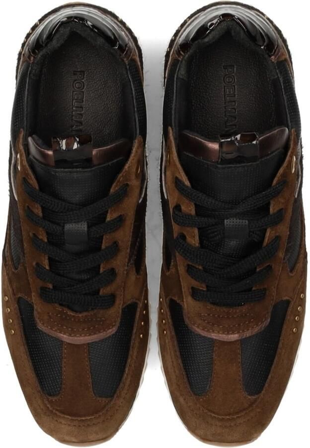 Poelman Sneakers laag ' VALERIA Damen Sneaker' bruin - Foto 7