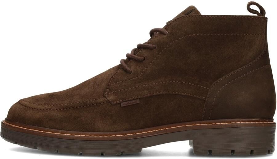 Poelman Veterboots ' NICK Herren Schnürschuhe' donkerbruin