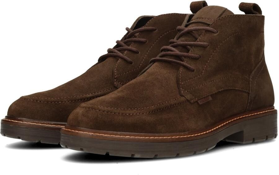 Poelman Veterboots ' NICK Herren Schnürschuhe' donkerbruin - Foto 4