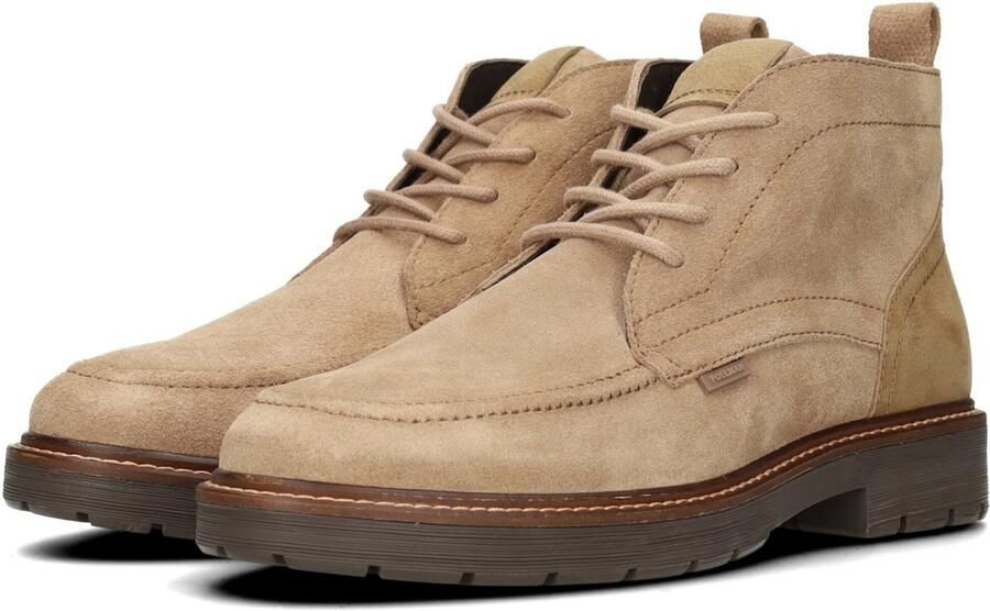 Poelman Veterboots ' NICK Herren Schnürschuhe' donkerbeige - Foto 4