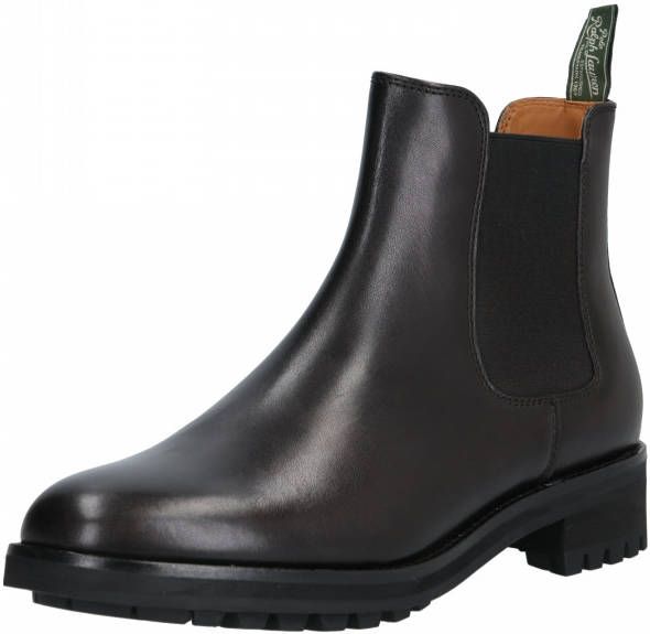 Ralph Lauren Leren enkellaarzen met rubberen zool Black Heren - Foto 4