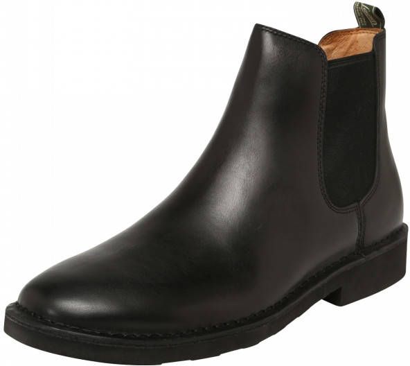 Polo Ralph Lauren Chelsea boots van leer met elastische inzetten