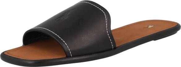 Polo Ralph Lauren Sandalen Flat Sandals in zwart