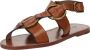 Polo Ralph Lauren Sandalen Plo Rng Flat Sandal in bruin - Thumbnail 2
