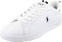 Polo Ralph Lauren Hrt Ct Ii Low Fashion sneakers Schoenen white black maat: 43 beschikbare maaten:43 - Thumbnail 4