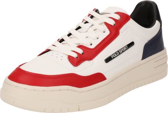 Polo Ralph Lauren Sneakers van leer met labeldetail - Foto 4