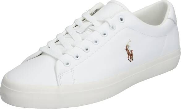 Polo Ralph Lauren Sneakers van leer met labelstitching model 'LONGWOOD' - Foto 9