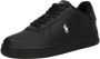 Polo Ralph Lauren Masters Court Sneakers black white Zwart Leer Lage sneakers Unisex - Thumbnail 5