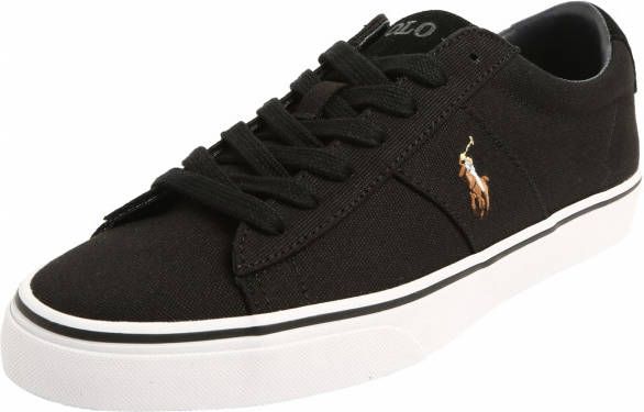 Ralph Lauren Canvas Herensneakers Black Heren - Foto 5