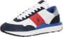 Polo Ralph Lauren Sneakers van leermix model 'Train' - Thumbnail 1