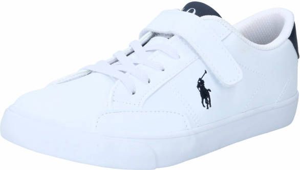 POLO Ralph Lauren Theron IV PS sneakers wit/donkerblauw - Schoenen.nl