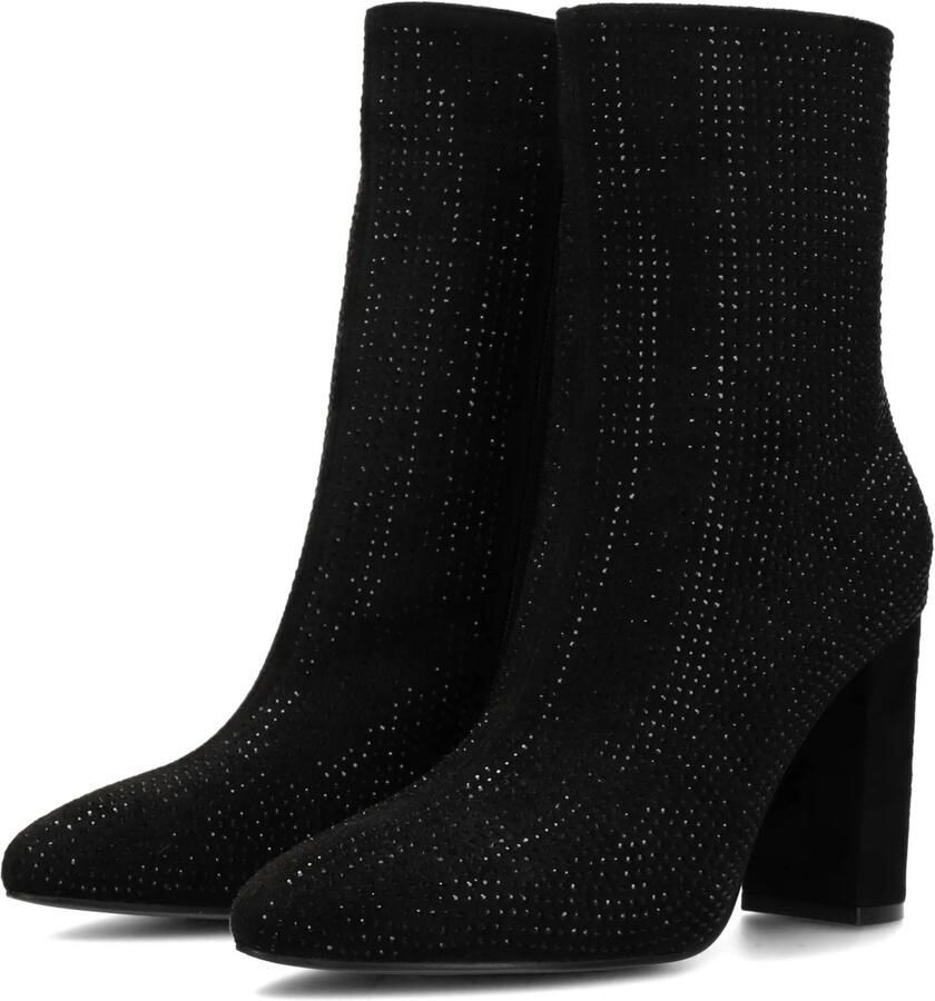 POSH by Poelman POSH by Poelman Dames Enkellaarzen Zwart Synthetisch Rhinestone - Foto 2