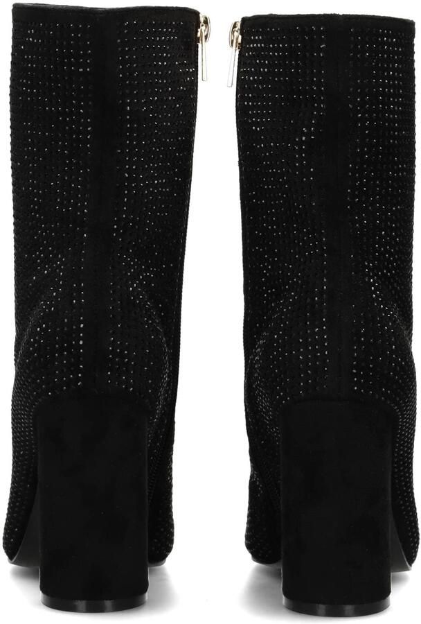 POSH by Poelman POSH by Poelman Dames Enkellaarzen Zwart Synthetisch Rhinestone - Foto 3