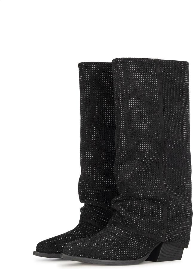 POSH by Poelman Lois cowboylaarzen met studs zwart - Foto 7