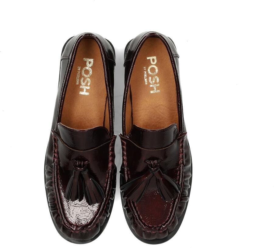 POSH by Poelman RHODE Dames Loafers Bordeaux - Foto 4