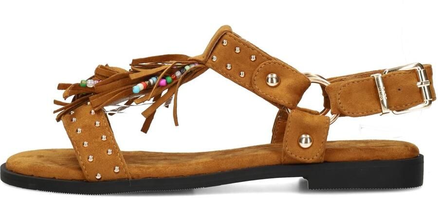 POSH by Poelman Sandalen met riem 'NATALIA ' bruin