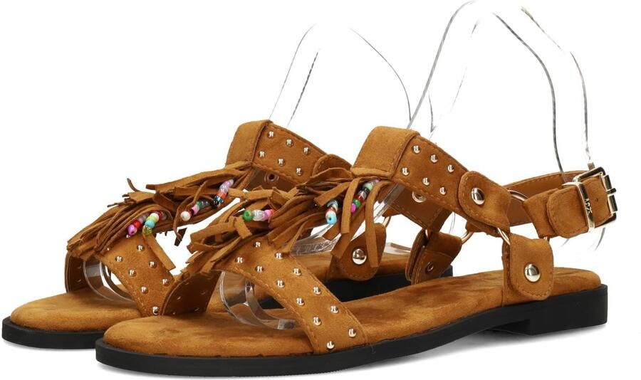 POSH by Poelman Sandalen met riem 'NATALIA ' bruin - Foto 2