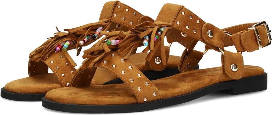 POSH by Poelman Sandalen met riem 'NATALIA ' bruin - Foto 9
