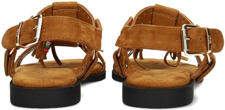 POSH by Poelman Sandalen met riem 'NATALIA ' bruin - Foto 3