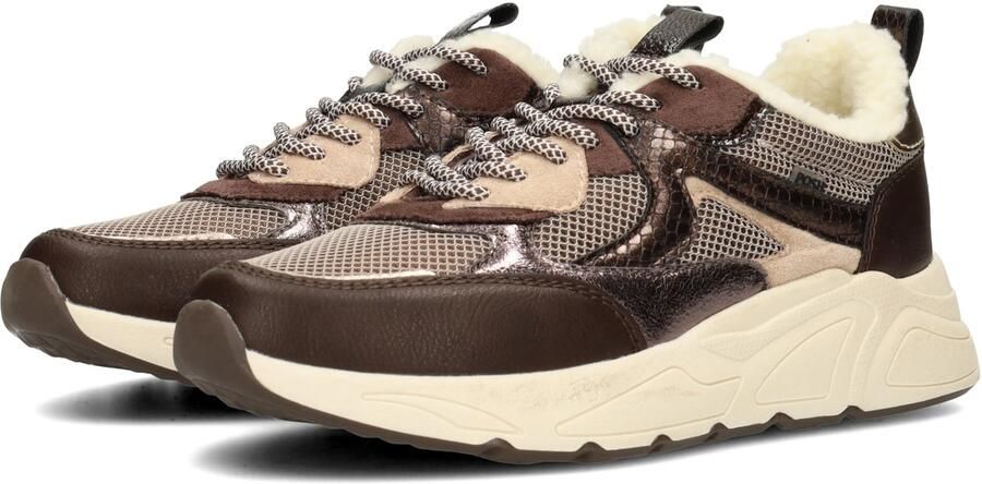 POSH by Poelman Sneakers laag bruin gemengde kleuren - Foto 6