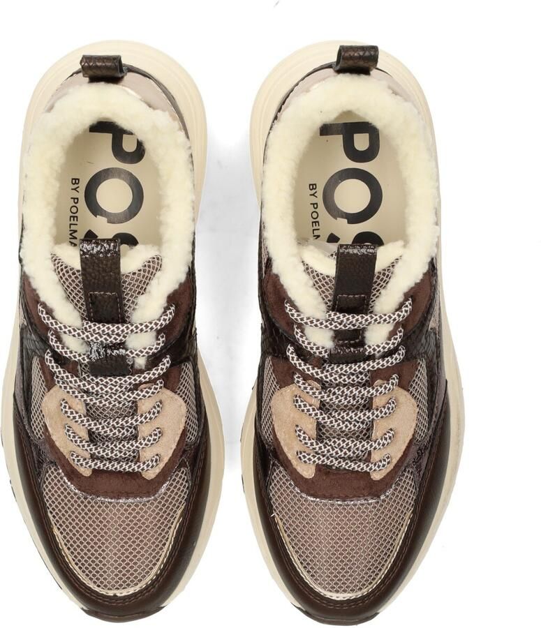 POSH by Poelman Sneakers laag bruin gemengde kleuren - Foto 7