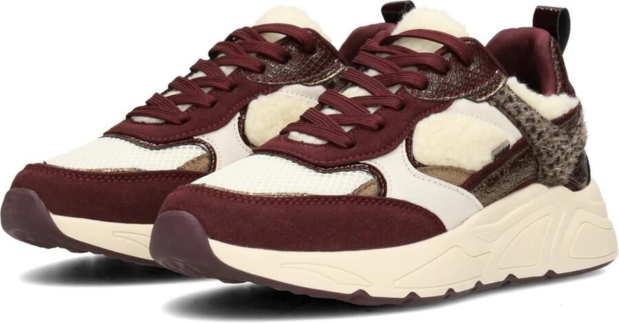 POSH by Poelman CARO Dames Sneakers Bordeaux met combinatie - Foto 8