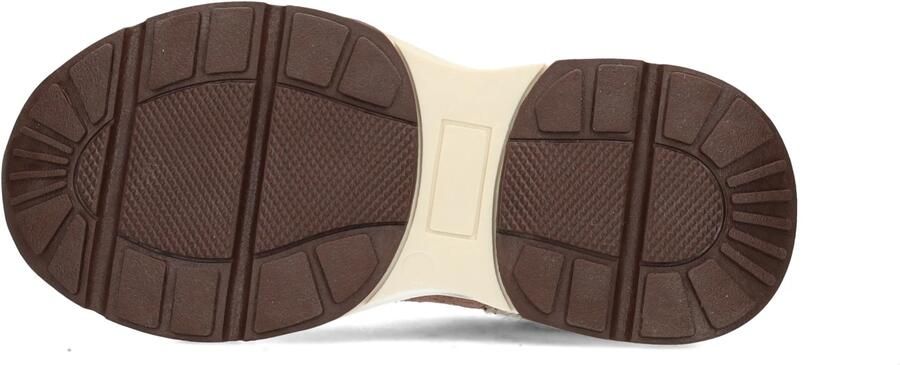 POSH by Poelman ANGY Dames Sneakers Bordeaux met taupe combi - Foto 4