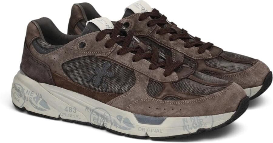 Premiata Sneakers laag 'MASE25 8421 BROWN' bruin - Foto 4