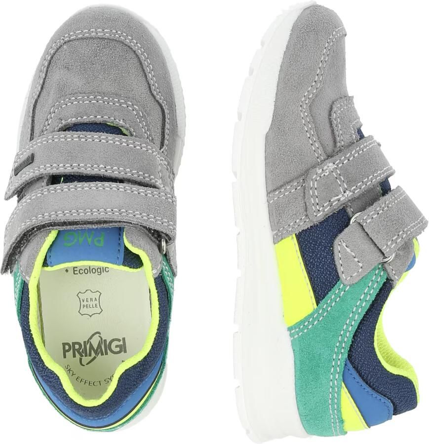 PRIMIGI Sneakers donkerblauw neongeel grijs jade groen - Foto 3
