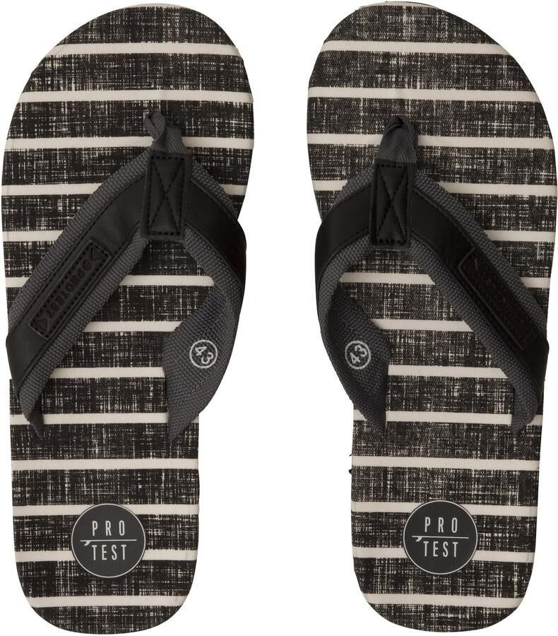 Protest Jaxson Slippers Heren Lichtgewicht Teenslippers True Black