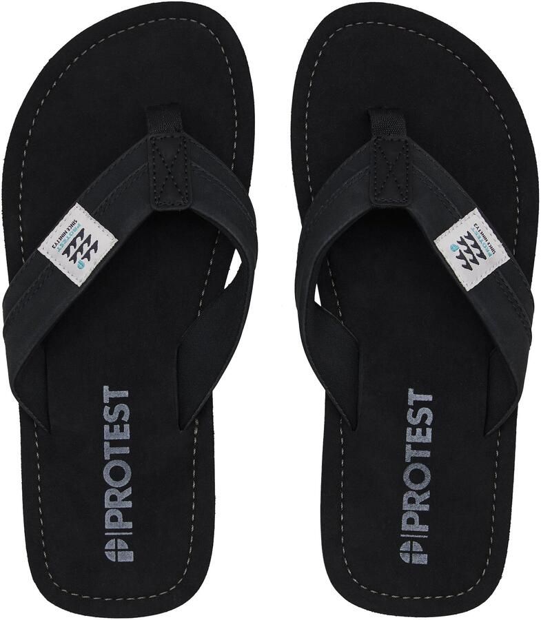 Protest PRTBlade Slippers Heren Lichtgewicht Teenslippers Zwart True Black - Foto 3