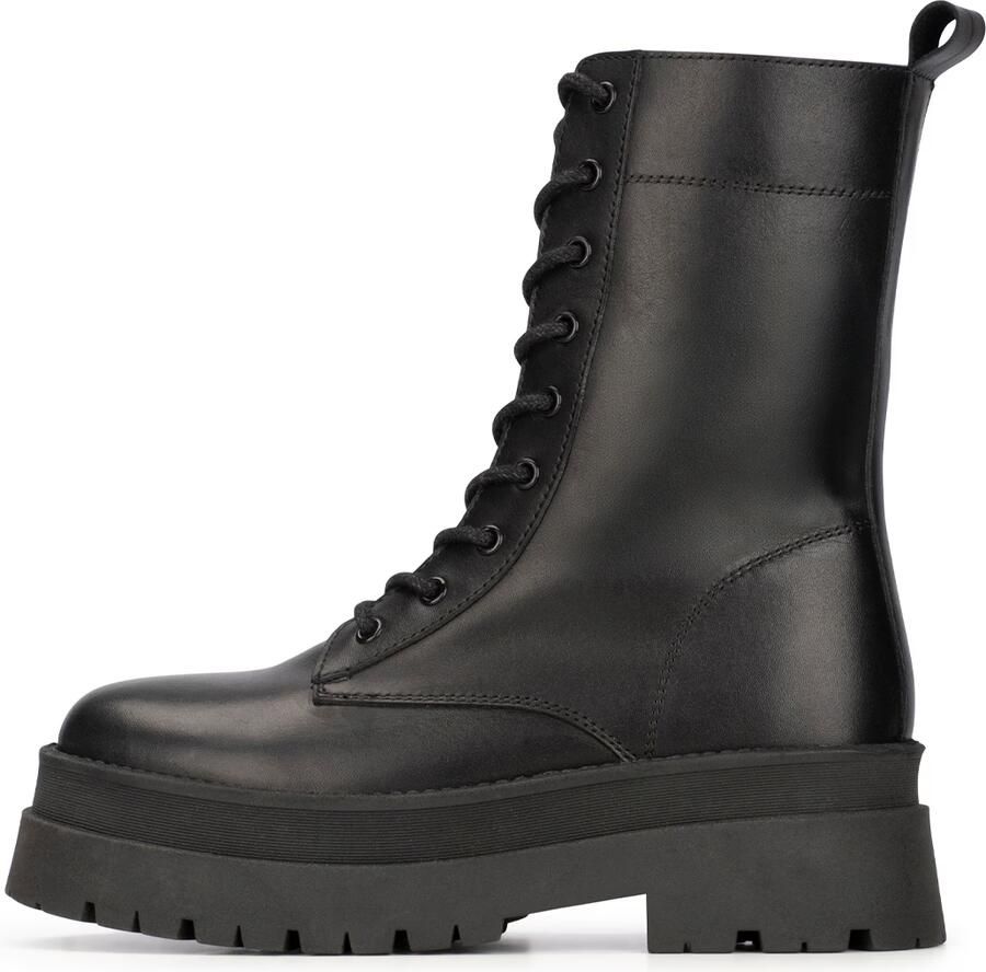 PS Poelman Korio leren veterboots zwart - Foto 2