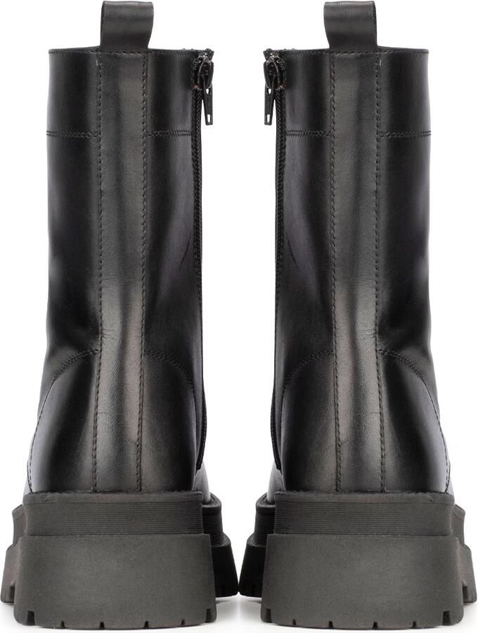 PS Poelman Korio leren veterboots zwart - Foto 4