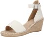 POSH by Poelman SUUS Dames Sandalen Espadrilles Wit - Thumbnail 2