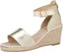 POSH by Poelman SUUS Dames Sandalen Espadrilles Goud - Thumbnail 3