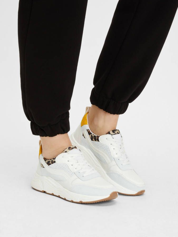Poelman witte outlet sneakers
