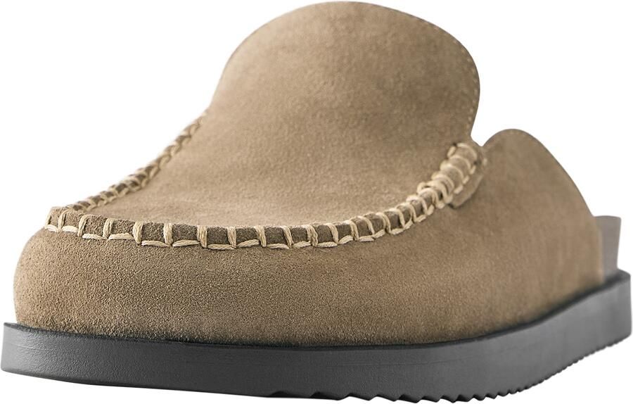 Pull&Bear Clogs lichtbruin - Foto 2