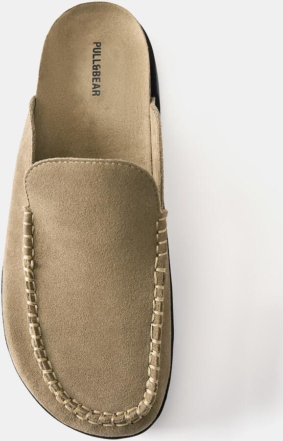 Pull&Bear Clogs lichtbruin - Foto 3