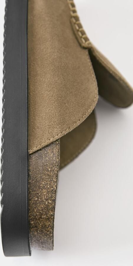 Pull&Bear Clogs lichtbruin - Foto 4