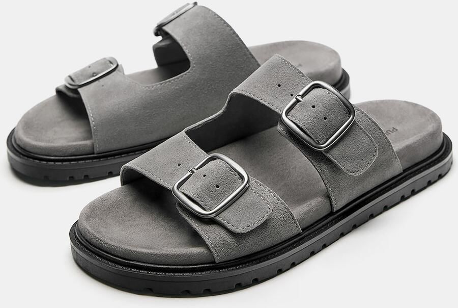 Pull&Bear Muiltjes stone grey - Foto 2