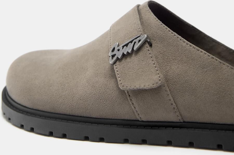 Pull&Bear Muiltjes 'STWD' taupe - Foto 3