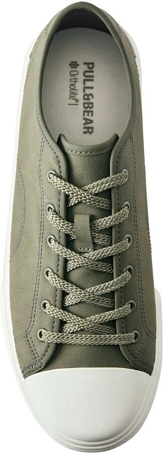Pull&Bear Sneakers laag 'BAMBA' groen - Foto 4
