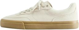 Pull&Bear Sneakers laag crème