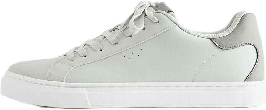 Pull&Bear Sneakers laag lichtgrijs donkergrijs