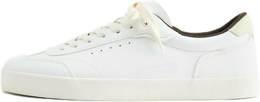 Pull&Bear Sneakers laag wit