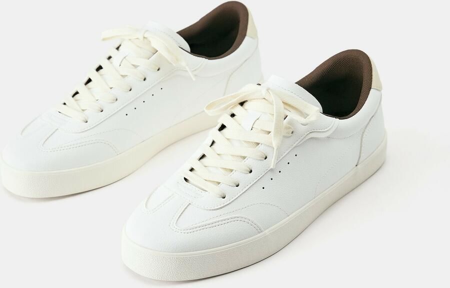 Pull&Bear Sneakers laag wit - Foto 3