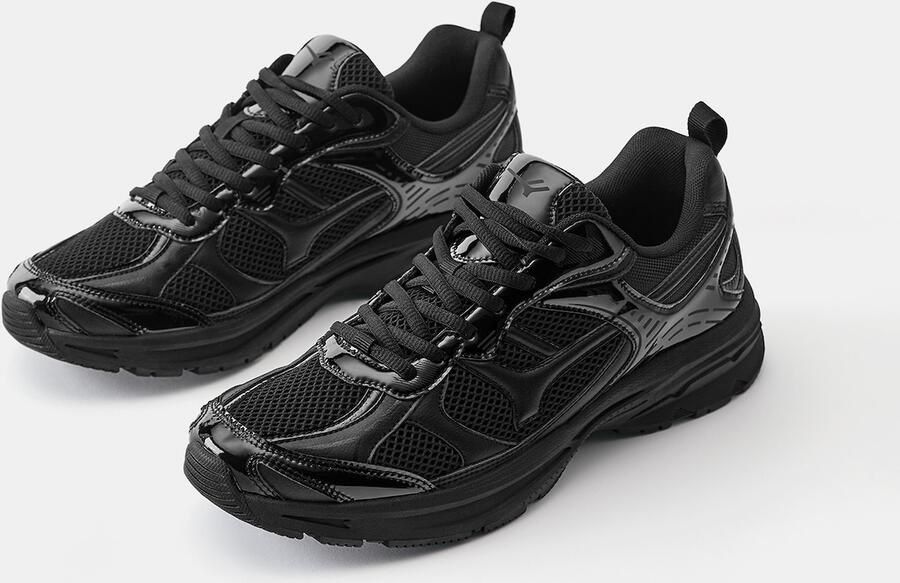 Pull&Bear Sneakers laag zwart - Foto 3
