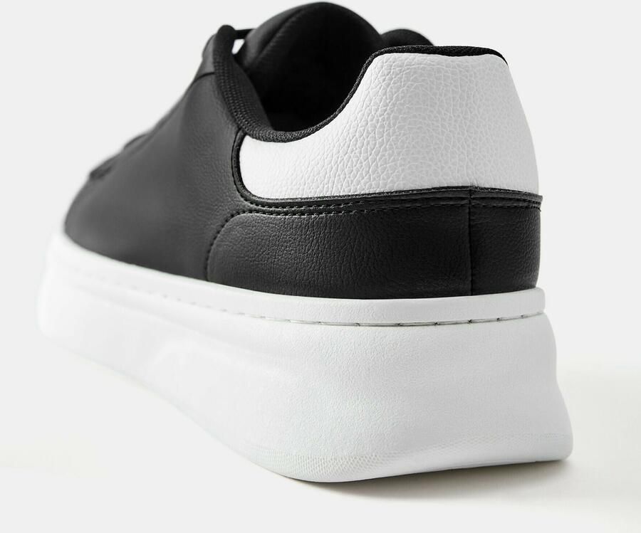 Pull&Bear Sneakers laag zwart wit - Foto 2