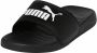 Puma Popcat 20 Jr. badslippers zwart wit Imitatieleer Logo 35 5 - Thumbnail 7