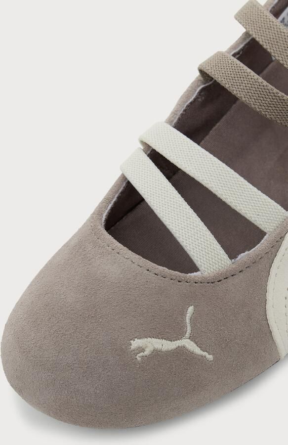 PUMA Ballerina met riempjes 'Speedcat' crème taupe - Foto 7